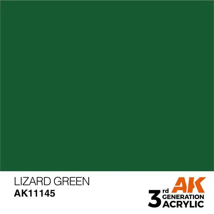 LIZARD GREEN AK Interactive 3G Acrylic (.57 oz.) bottle-Arizona Hobbies