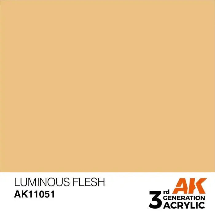 LUMINOUS FLESH AK Interactive 3G Acrylic (.57 oz.) bottle-Arizona Hobbies