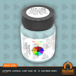 Luftwaffe Lichtblau (LIGHT BLUE) No. 76 1-oz bottle (Air-brush) Tru-Color Paint-with color swatch-Arizona Hobbies