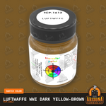 Luftwaffe WWI DARK YELLOW-BROWN 1-oz bottle (Air-brush) Tru-Color Paint SPECIAL ORDER ONLY-with color swatch-Arizona Hobbies