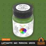 Luftwaffe WWI MORNING GREEN 1-oz bottle (Air-brush) Tru-Color Paint-with color swatch-Arizona Hobbies