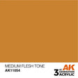 MEDIUM FLESH TONE AK Interactive 3G Acrylic (.57 oz.) bottle-Arizona Hobbies