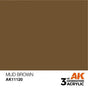 MUD BROWN AK Interactive 3G Acrylic (.57 oz.) bottle-Arizona Hobbies