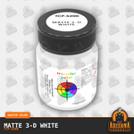 Matte 3-D WHITE 1-oz bottle (Air-brush) Tru-Color Paint-with color swatch-Arizona Hobbies