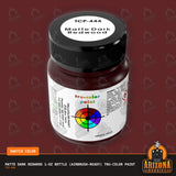 Matte DARK REDWOOD 1-oz bottle (Air-brush) Tru-Color Paint-with color swatch-Arizona Hobbies
