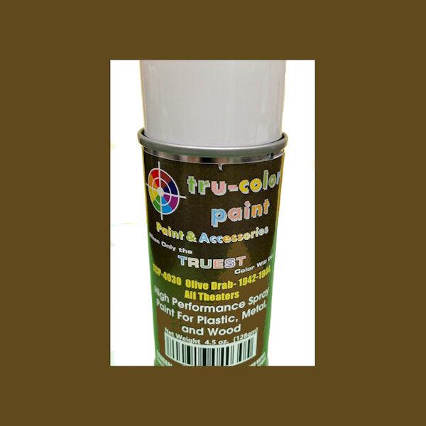 Matte OLIVE DRAB #3 4.5 oz Spray Can Tru-Color Paint DISCONTINUED WHEN SOLD OUT-with color swatch-Arizona Hobbies