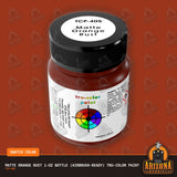 Matte ORANGE RUST 1-oz bottle (Air-brush) Tru-Color Paint-with color swatch-Arizona Hobbies