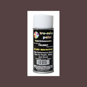 Matte ROOF BROWN 4.5 oz Spray Can Tru-Color Paint DISCONTINUED WHEN SOLD OUT-with color swatch-Arizona Hobbies