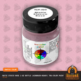 Matte STUCCO ROSE 1-oz bottle (Air-brush) Tru-Color Paint-with color swatch-Arizona Hobbies