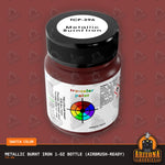 Metallic BURNT IRON 1-oz bottle (Air-brush)-with color swatch-Arizona Hobbies
