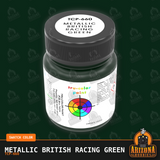 Metallic British Racing Green 1-oz bottle (Air-brush) SPECIAL ORDER ONLY-with color swatch-Arizona Hobbies
