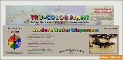 Modern Radar Dispersers (Stealth Capable) Paint Set 6 bottles (Air-brush) tcps-Tru-Color Paint SPECIAL ORDER ONLY-with color swatch-Arizona Hobbies