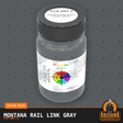 Montana Rail Link GRAY 2-oz bottle (Air-brush) Tru-Color Paint SPECIAL ORDER ONLY-with color swatch-Arizona Hobbies