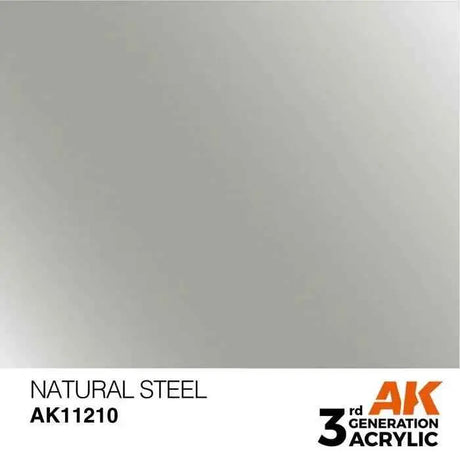 NATURAL STEEL AK Interactive 3G Acrylic (.57 oz.) bottle-Arizona Hobbies
