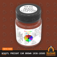 NC&StL FREIGHT CAR BROWN 1938-1950s 1-oz bottle (Air-brush) Tru-Color Paint SPECIAL ORDER ONLY-with color swatch-Arizona Hobbies