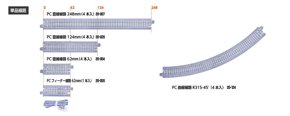 N Concrete Tie 124mm (4 7/8") Straight Track [4 pcs] - Image 5