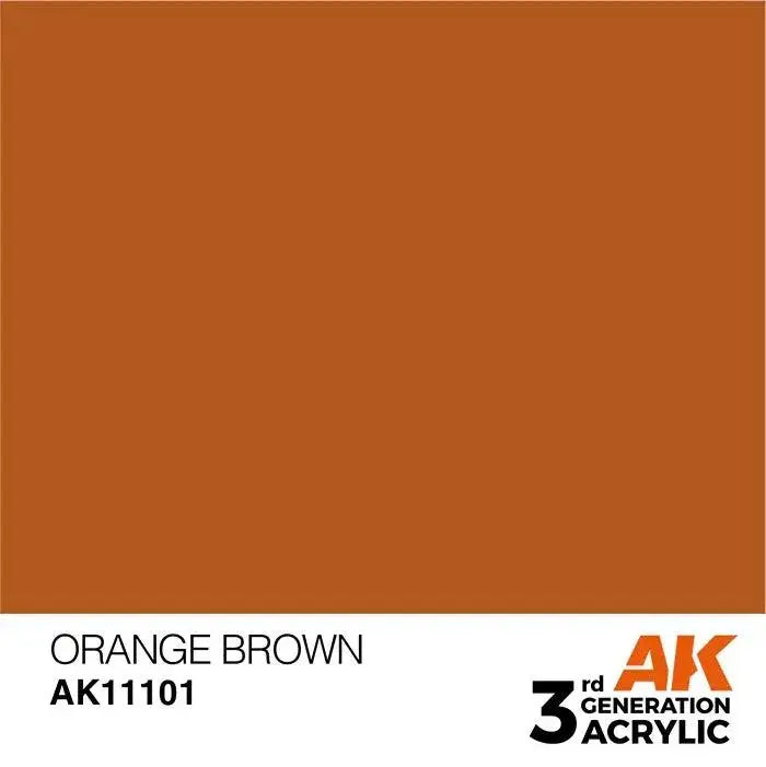 ORANGE BROWN AK Interactive 3G Acrylic (.57 oz.) bottle-Arizona Hobbies