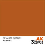 ORANGE BROWN AK Interactive 3G Acrylic (.57 oz.) bottle-Arizona Hobbies