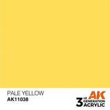 PALE YELLOW AK Interactive 3G Acrylic (.57 oz.) bottle-Arizona Hobbies