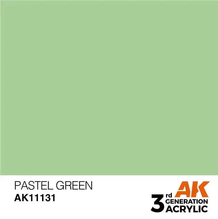 PASTEL GREEN AK Interactive 3G Acrylic (.57 oz.) bottle-Arizona Hobbies