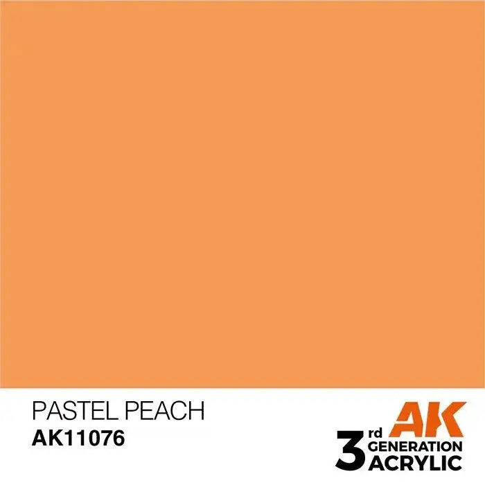PASTEL PEACH AK Interactive 3G Acrylic (.57 oz.) bottle-Arizona Hobbies