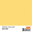 PASTEL YELLOW AK Interactive 3G Acrylic (.57 oz.) bottle-Arizona Hobbies