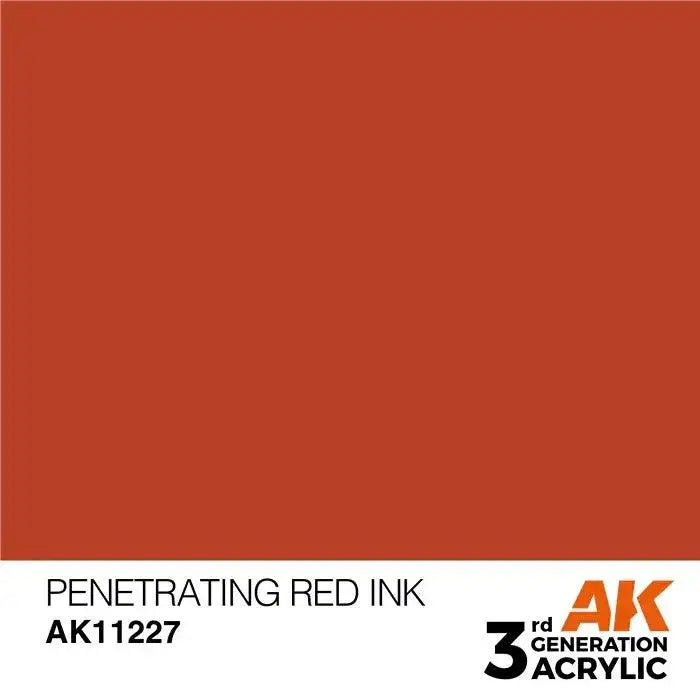 PENETRATING RED INK AK Interactive 3G Acrylic (.57 oz.) bottle-Arizona Hobbies