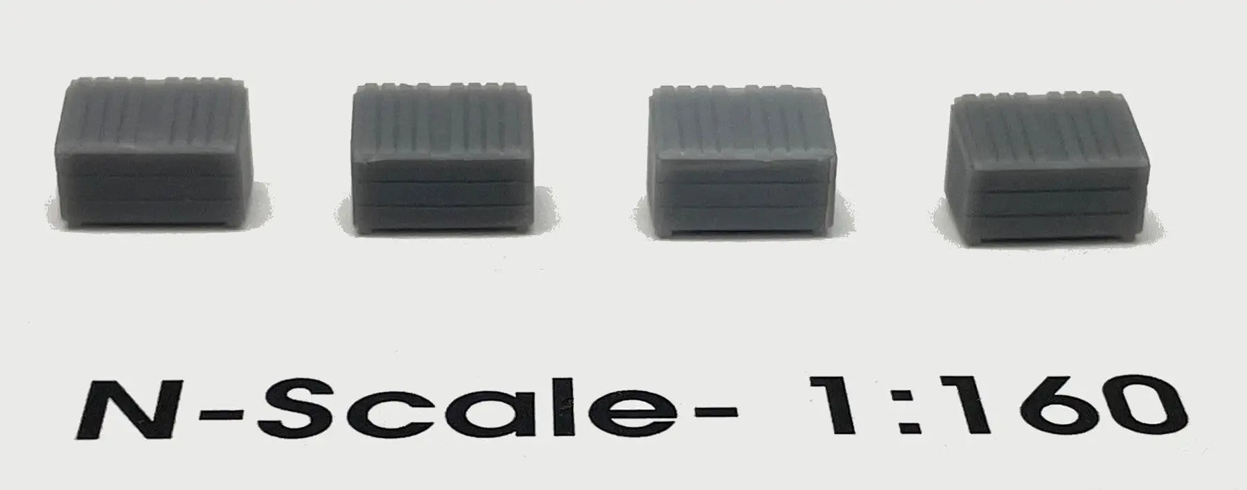 Closed Dumpsters (set of 4) N-Scale - Arizona Hobbies LLC