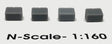 Closed Dumpsters (set of 4) N-Scale - Arizona Hobbies LLC