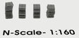 Tall Pallet Stacks (4 stacks) N-Scale - Arizona Hobbies LLC