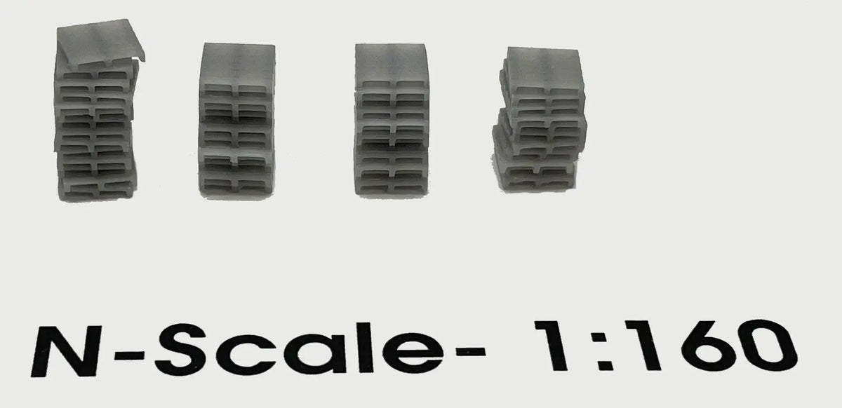 Tall Pallet Stacks (4 stacks) N-Scale - Arizona Hobbies LLC