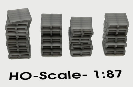 Tall Pallet Stacks (4 stacks) HO-Scale - Arizona Hobbies LLC
