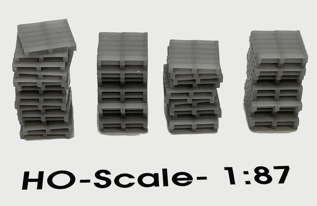 Tall Pallet Stacks (4 stacks) HO-Scale - Arizona Hobbies LLC