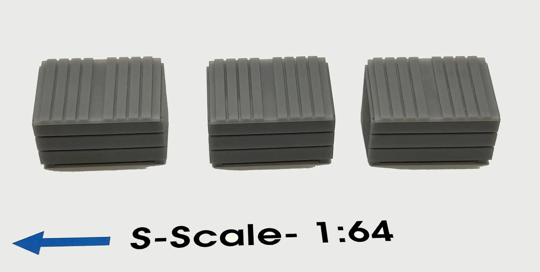 Closed Dumpsters (set of 3) S-Scale - Arizona Hobbies LLC