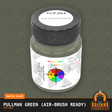 PULLMAN GREEN 1-oz bottle (Air-brush) Tru-Color Paint-with color swatch-Arizona Hobbies