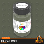 PULLMAN GREEN 2-oz bottle (Air-brush) Tru-Color Paint SPECIAL ORDER ONLY-with color swatch-Arizona Hobbies