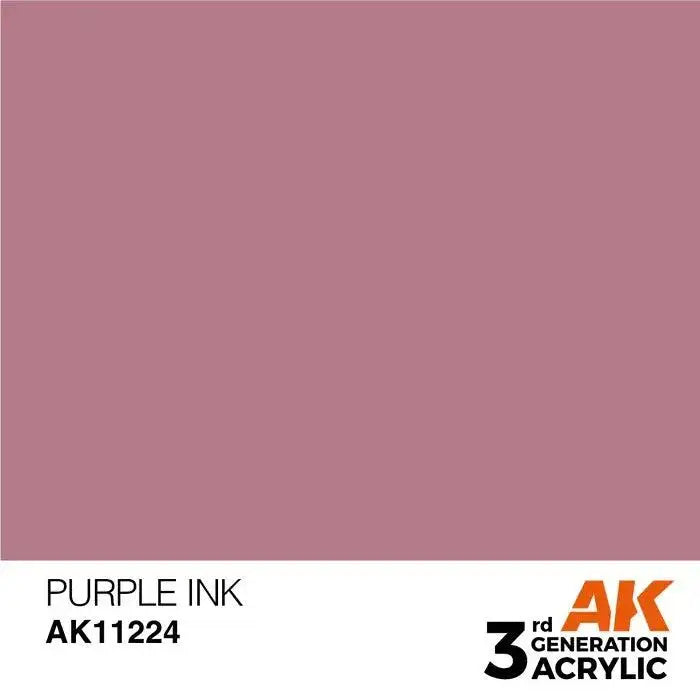PURPLE INK AK Interactive 3G Acrylic (.57 oz.) bottle-Arizona Hobbies