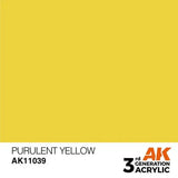 PURULENT YELLOW AK Interactive 3G Acrylic (.57 oz.) bottle-Arizona Hobbies