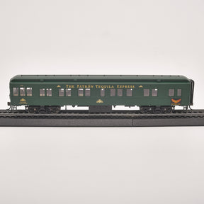 Con-Cor HO Patrón Tequila Express #50 Pullman green solarium observation car