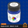 Pearlescent MONACO BLUE 1-oz bottle (Air-brush) SPECIAL ORDER ONLY-with color swatch-Arizona Hobbies