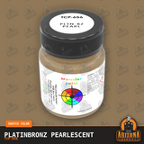 Platinbronz Pearlescent 1-oz bottle (Air-brush) SPECIAL ORDER ONLY-with color swatch-Arizona Hobbies