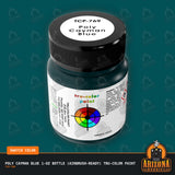 Poly CAYMAN BLUE 1-oz bottle (Air-brush) Tru-Color Paint-with color swatch-Arizona Hobbies
