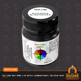 Poly DARK GRAY SMOKE 1-oz bottle (Air-brush) Tru-Color Paint-with color swatch-Arizona Hobbies