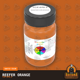 REEFER ORANGE 2-oz bottle (Air-brush) Tru-Color Paint SPECIAL ORDER ONLY-with color swatch-Arizona Hobbies