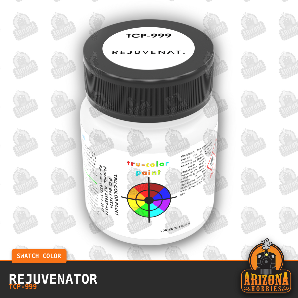 REJUVENATOR 1-oz bottle Tru-Color Paint-with color swatch-Arizona Hobbies