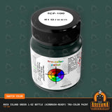 Rock Island GREEN 1-oz bottle (Air-brush) Tru-Color Paint-with color swatch-Arizona Hobbies