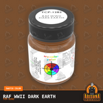 Royal Air Force WWII DARK EARTH 1-oz bottle (Air-brush) Tru-Color Paint-with color swatch-Arizona Hobbies