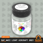 Royal Air Force WWII LIGHT AIRCRAFT GREY 1-oz bottle (Air-brush) Tru-Color Paint-with color swatch-Arizona Hobbies
