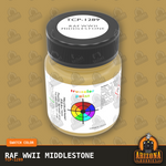 Royal Air Force WWII MIDDLESTONE 1-oz bottle (Air-brush) Tru-Color Paint-with color swatch-Arizona Hobbies