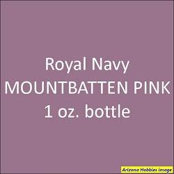 Royal Navy MOUNTBATTEN PINK 1 oz bottle (Airbrush-ready) Tru-Color Paint - Arizona Hobbies LLC